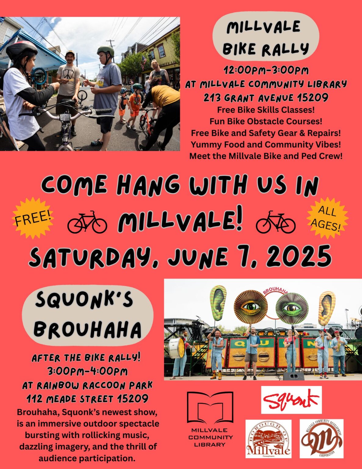 Millvale Bike Rally and Squonk’s Brouhaha